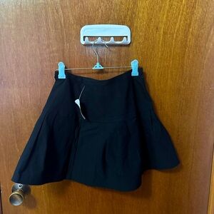 Black skater skirt